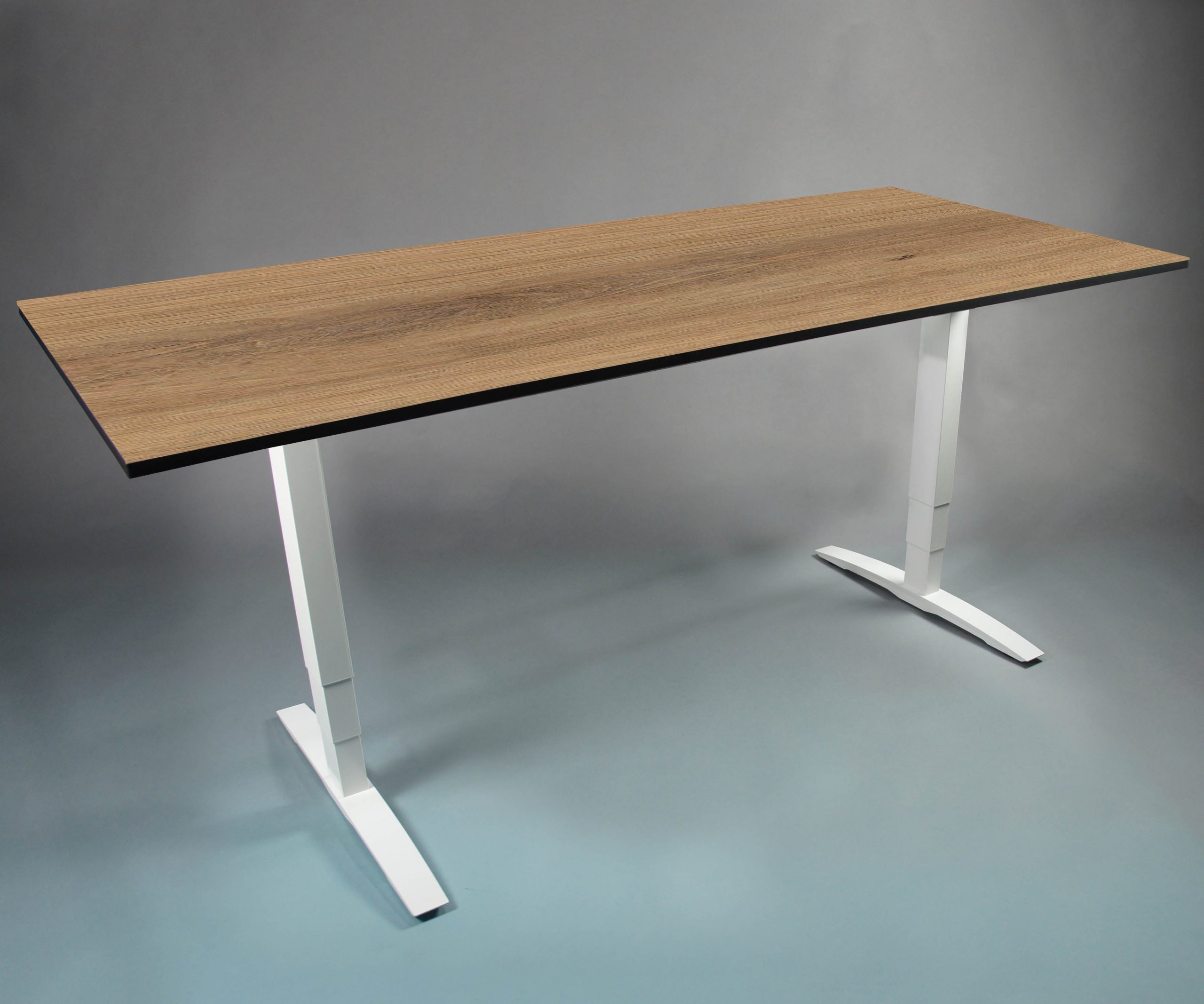 OMT frame met tafelblad - zit sta bureau - thuiswerktafel